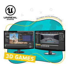 Unreal Engine 4. Игровой движок - КИБЕРшкола программирования для детей, компьютерные курсы для школьников, начинающих и подростков - KIBERone г. Нагатино-Садовники