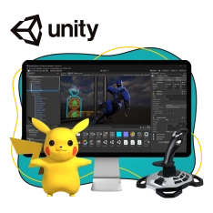 Мир игр на Unity 2D на популярном движке + AI-помощники - КИБЕРшкола программирования для детей, компьютерные курсы для школьников, начинающих и подростков - KIBERone г. Нагатино-Садовники